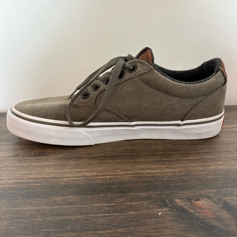 Vans Men's Olive Green Ortholyte Lace Up Shoes - Picture 9 of 11